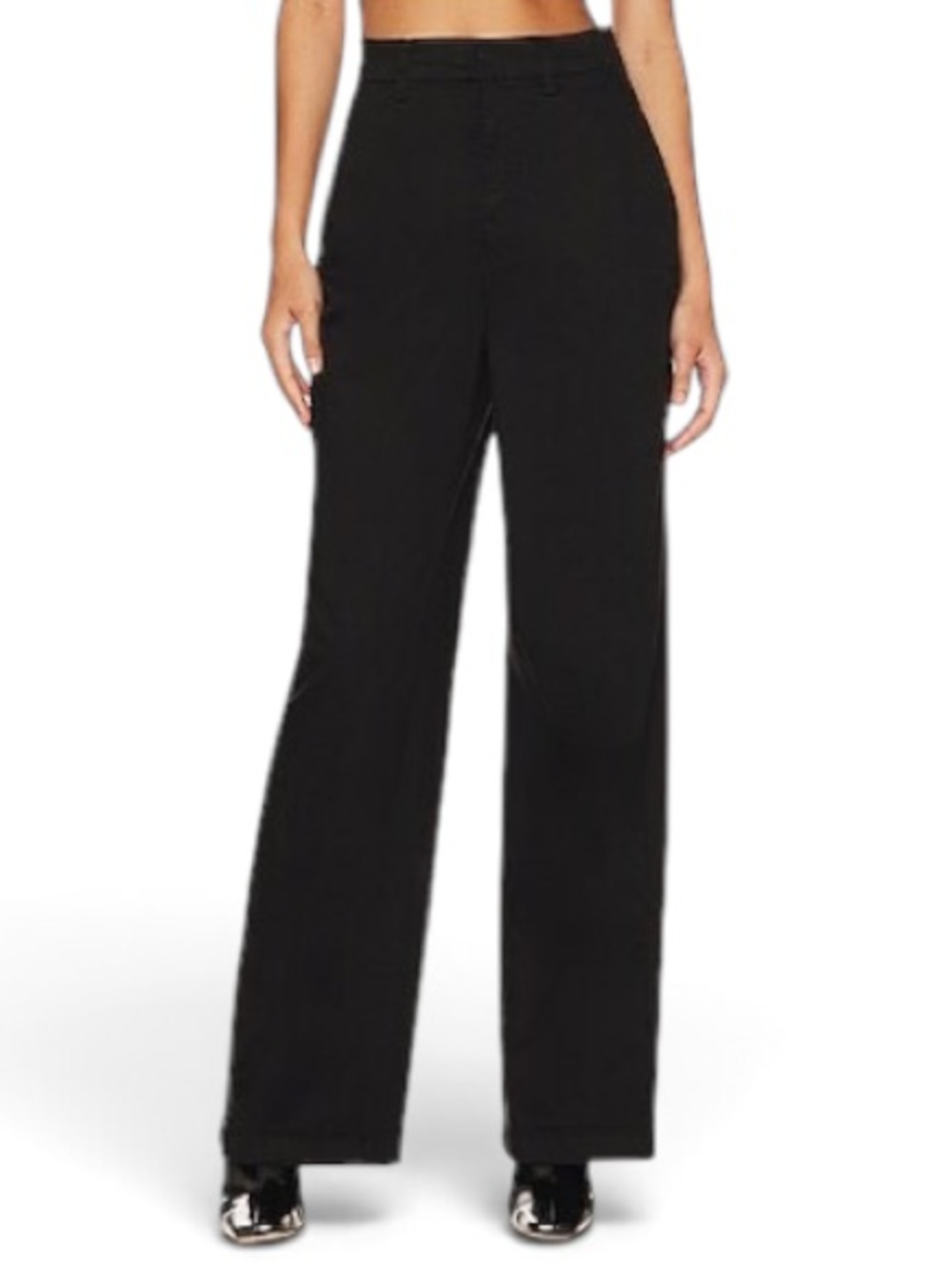Cotton Citizen London Relaxed Wide Leg High Rise Trousers